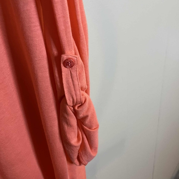 Splendid Shirting Medium Long Sleeve Top In Apricot - Picture 3 of 10